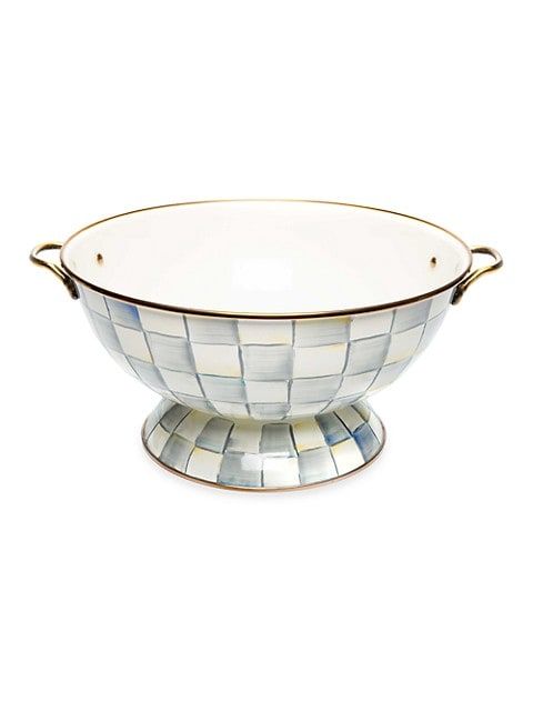 Sterling Check Enamel Everything Bowl | Saks Fifth Avenue