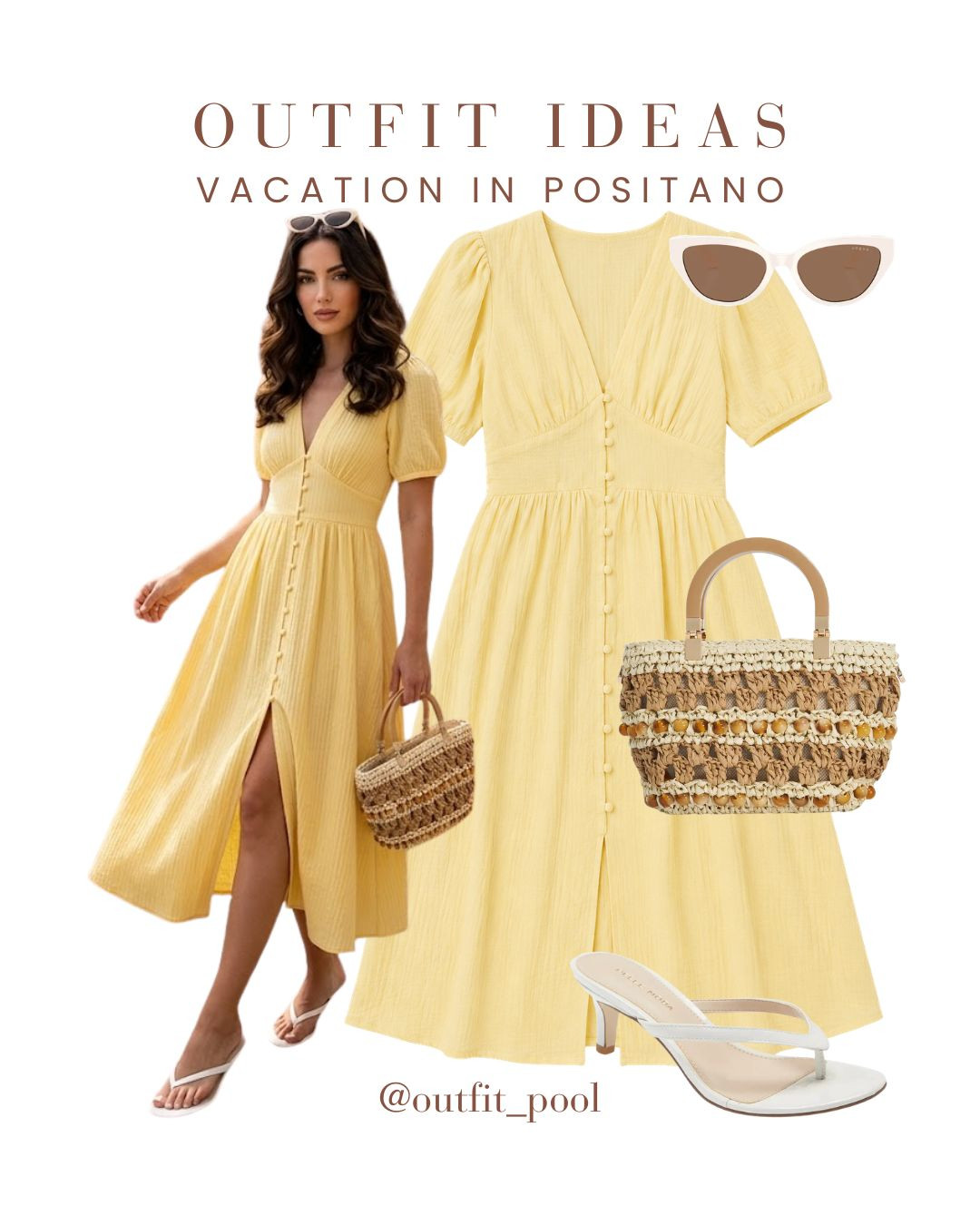 4 outfits perfect for a Positano getaway 🍋🌴 Serving effortless Italian summer vibes with these dreamy vacation looks — chic, breezy, and made for coastal days in Positano 💫 1️⃣ Flowy maxi dress for sunset dinners by the sea 2️⃣ Matching linen set for exploring cute streets & cafés 3️⃣ Skirt + fitted top combo for that effortless European summer aesthetic 4️⃣ Breezy shorts/skort outfit for beach clubs & daytime strolls Think linen fabrics, soft neutrals, pops of color, and outfits that look straight off Pinterest (Positano Outfits, Positano Style, Amalfi Coast Outfits, Italy Vacation Outfits, Euro Summer Looks, Coastal Chic Style, Mediterranean Vacation Style, Vacation Outfit Inspiration, Resortwear Looks, Linen Outfit Ideas, Flowy Summer Dresses, Chic Vacation Style, Summer Travel Outfit, Neutral Vacation Looks, Coastal European Style, Summer Getaway Outfit, Summer Wardrobe Essentials) 

 #LTKgrwm #LTKootd #LTKPetite