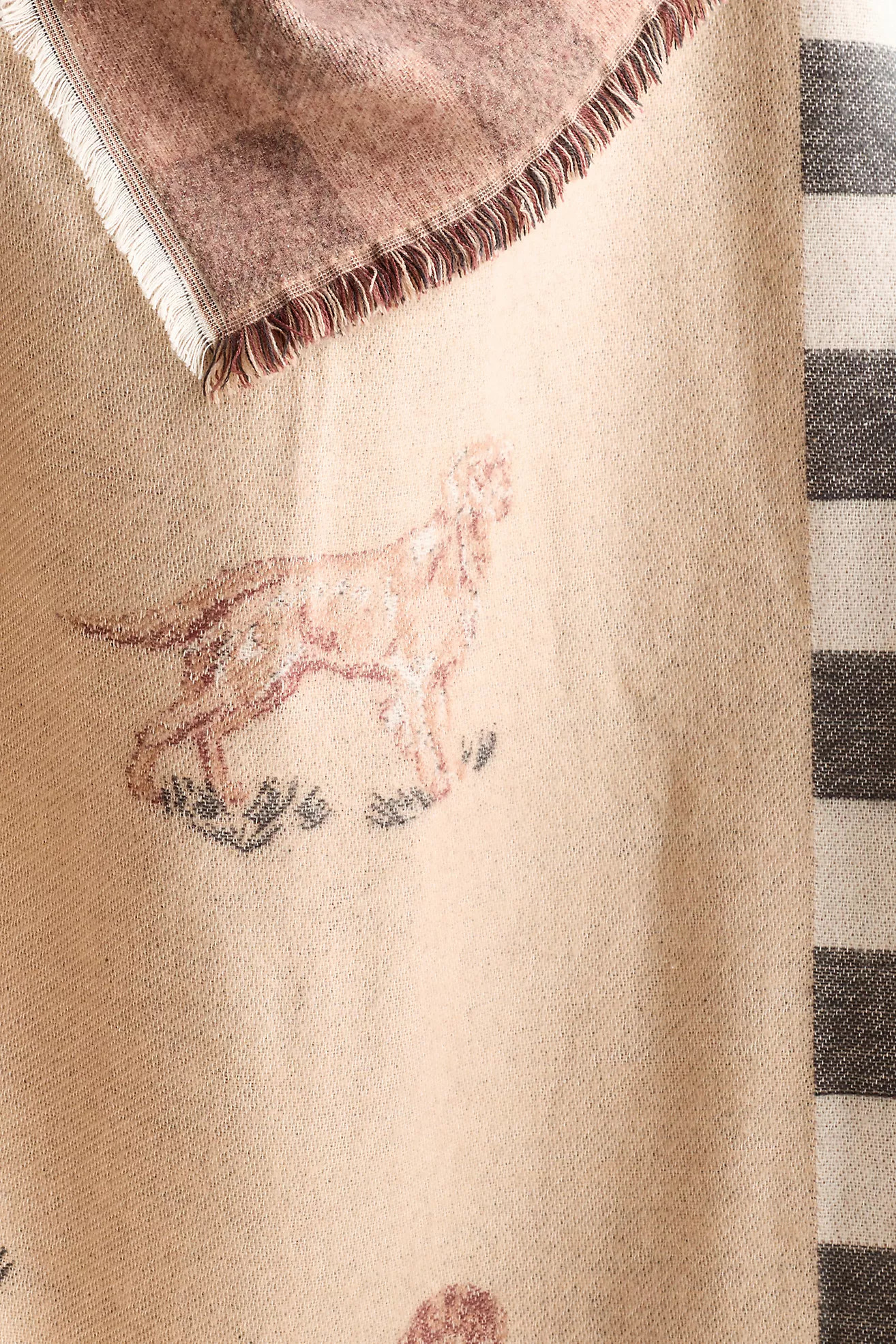 Woven Jacquard Patterned Throw Blanket | Anthropologie (US)