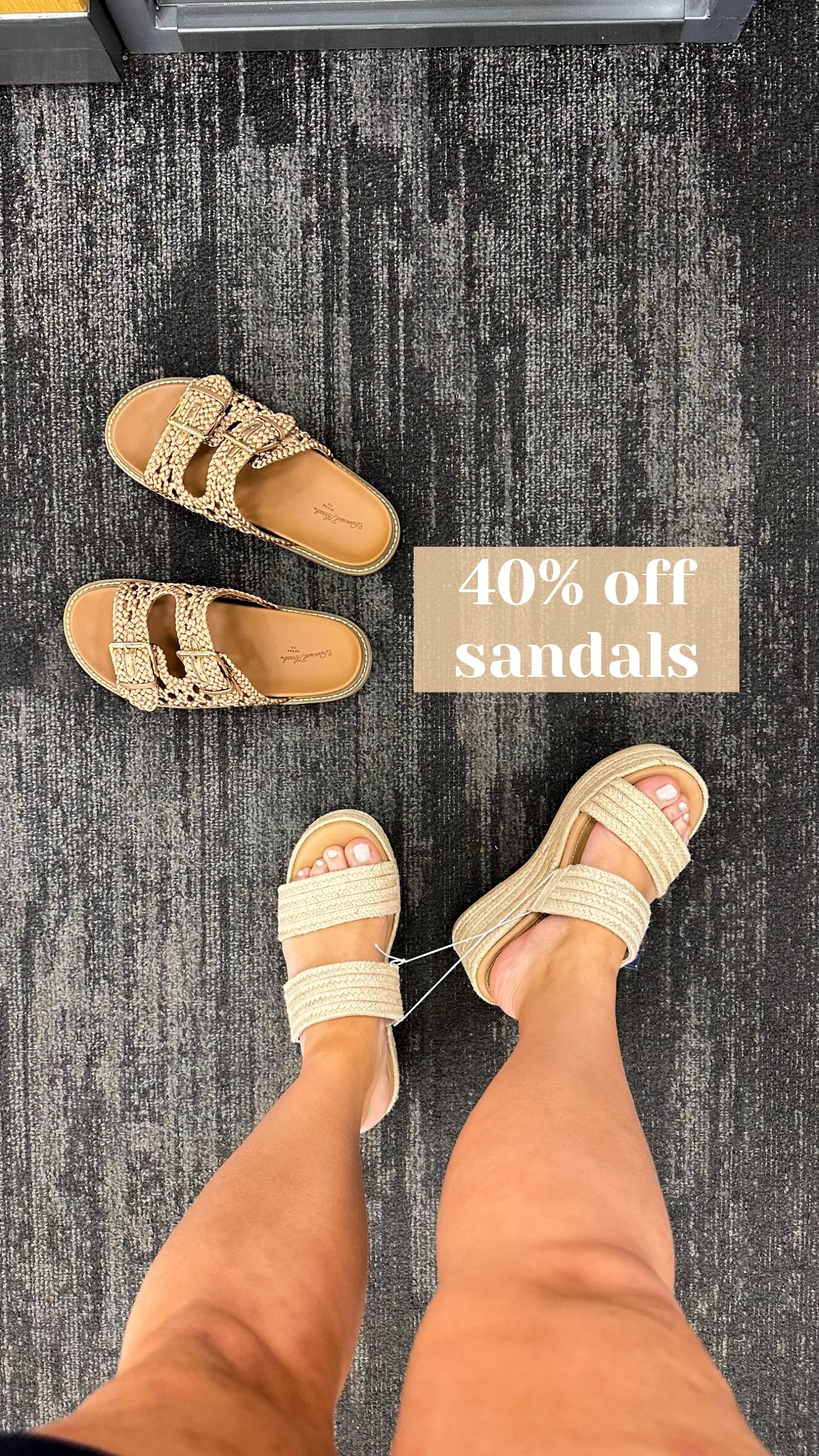 Got both of these before the sale 😩 but these are such good spring and summer staple shoes to have in your closet! Comfy and true to size. I wear size 7

Wedges, sandals, target shoes, target sandals, crochet sandals, neutral sandals, spring shoes, spring sandals, summer sandals, summer outfit, Memorial Day sale, target sale

#LTKSummerEdit #LTKSaleAlert #LTKShoeCrush