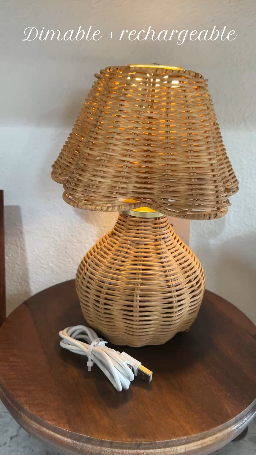 From My Texas Home , this lovely lamp is not only dimmable is rechargeable and portable , you have everything on this lamp !🥰

#LTKvlog #LTKSeasonal