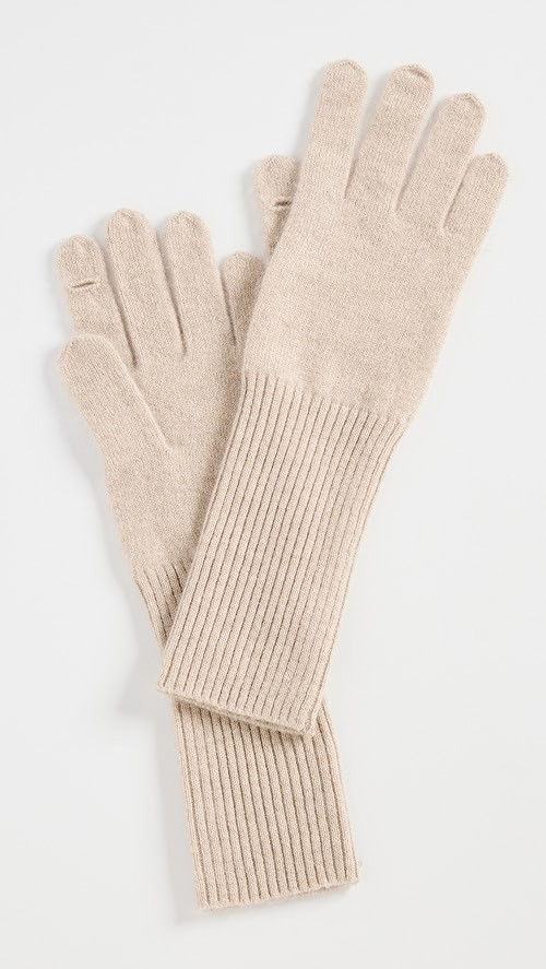 White + Warren Cashmere Long Texting Gloves | SHOPBOP | Shopbop