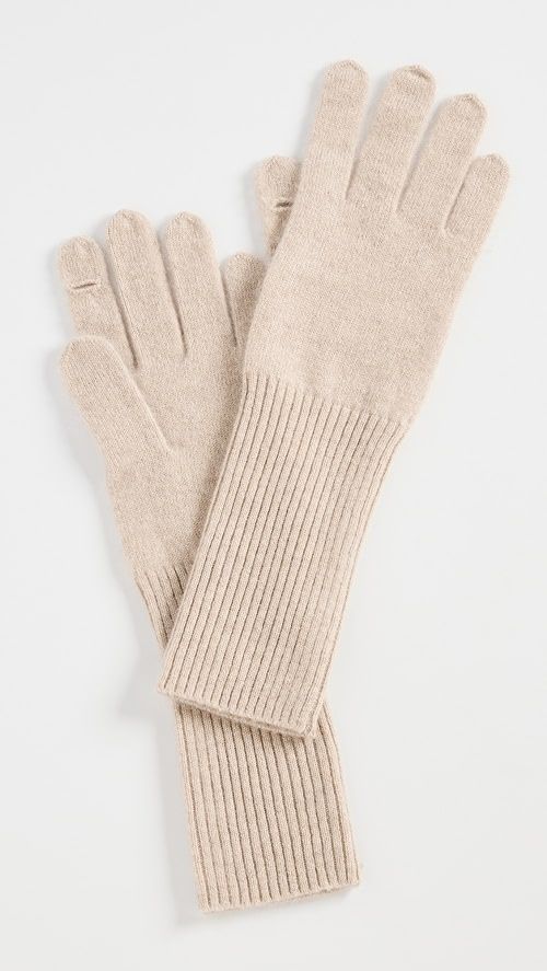 White + Warren Cashmere Long Texting Gloves | SHOPBOP | Shopbop