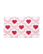 21x34 Hearts And Bows Trellis Bath Rug | Bed & Bath | Marshalls | Marshalls