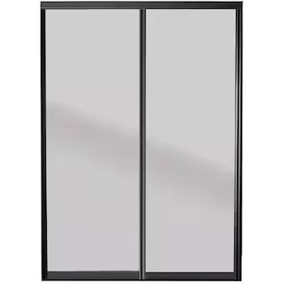 Contractors Wardrobe 48 in. x 81 in. Silhouette 1-Lite Bronze Aluminum Frame Mystique Glass Inter... | The Home Depot