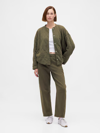 Heavyweight French Terry Barrel Sweatpants | Gap (US)