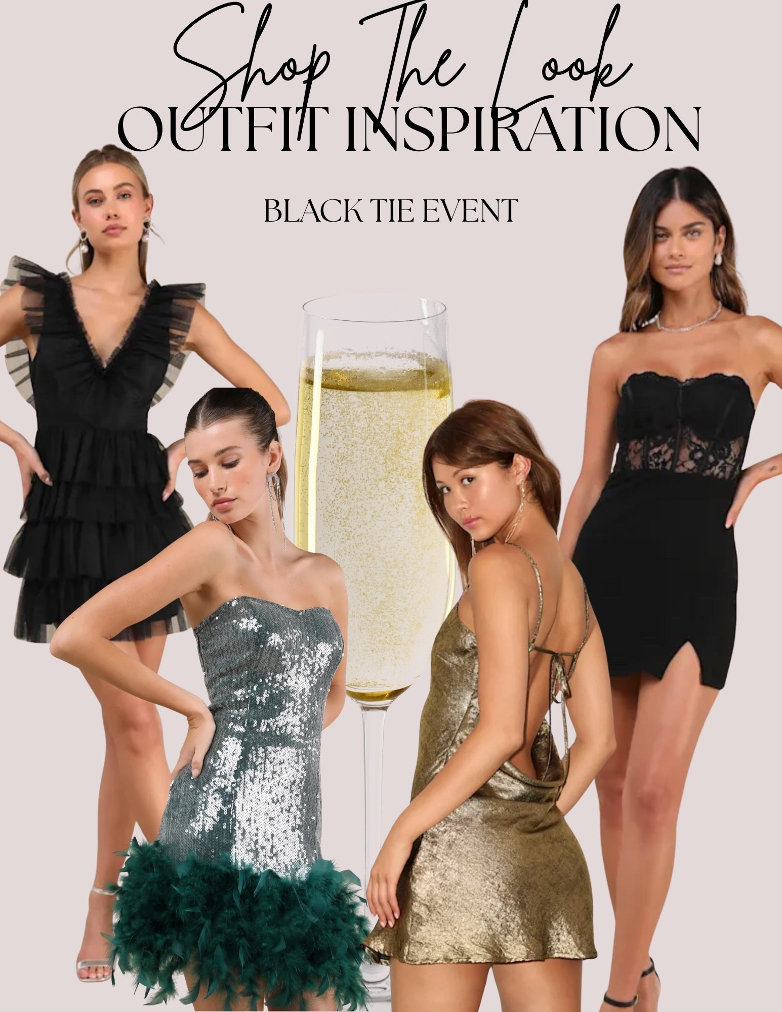 Sequin strapless feather mini dress. Black lace strapless mini dress. Metallic gold cowl back mini dress. Black tulle tiered mini dress. Black tie event. Formal event, wedding guest, date night outfitt

#LTKWedding #LTKParties #LTKFindsUnder100