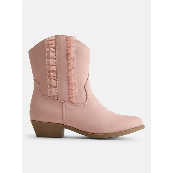 Justice Little Girls and Big Girls Western Boots | Walmart (US)
