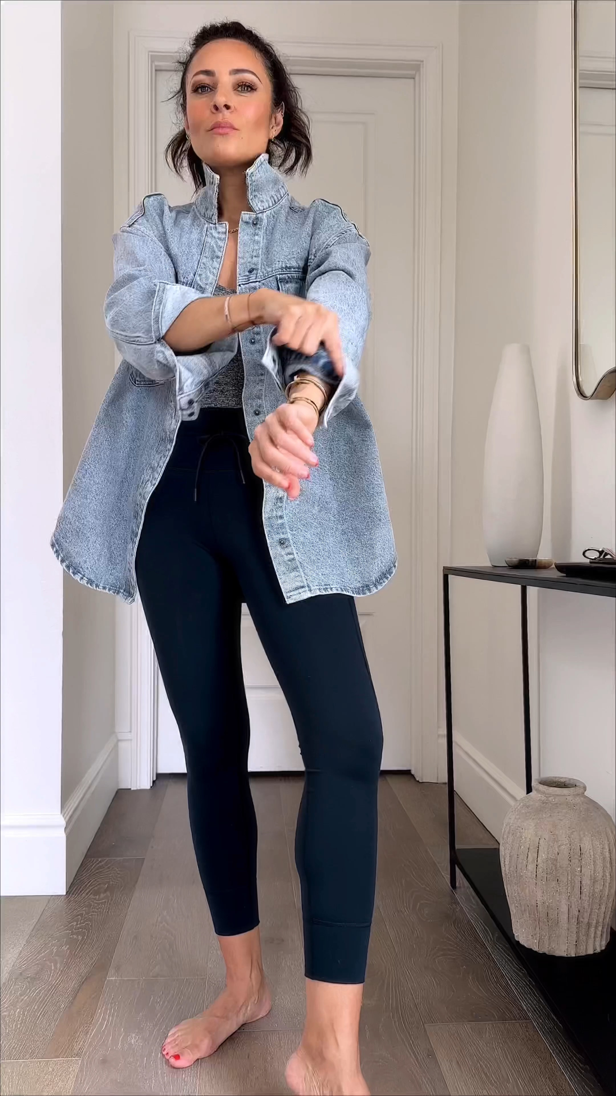 My Pistola denim shacket is restocked and so are my Samba’s!! Wearing a size S in my shacket, runs generous! Samba’s come in women sizes! 

#LTKshoecrush #LTKFind #LTKstyletip