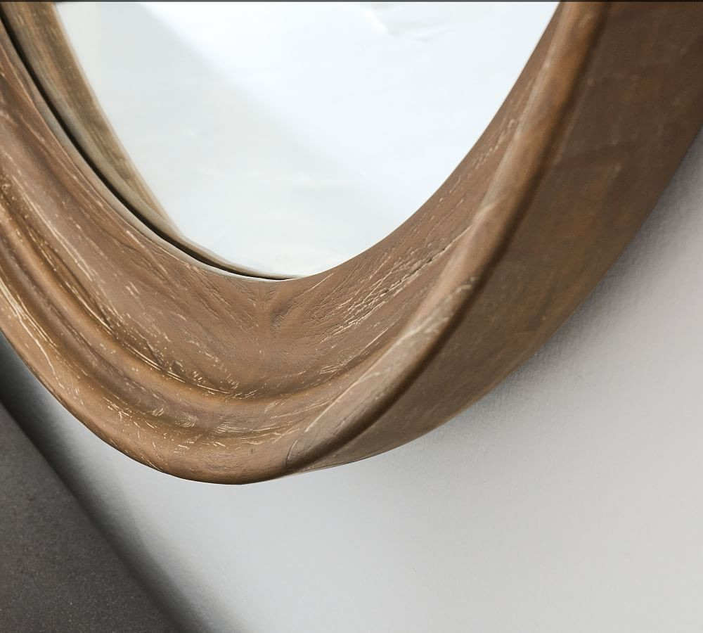 Malone 37" Round Wall Mirror | Pottery Barn (US)