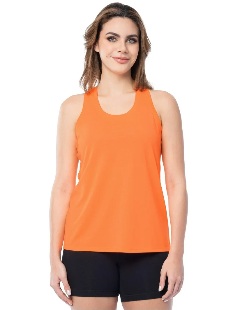 Athletic Works Women's Core Active Texture Knit Racerback Tank Top, Sizes XS-XXXL | Walmart (US)