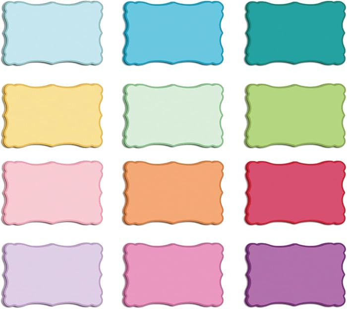 120 Pieces Small Mini Business Cards, Small Note Cards, Vintage 12 Colors Blank Notes for Gift, N... | Amazon (US)