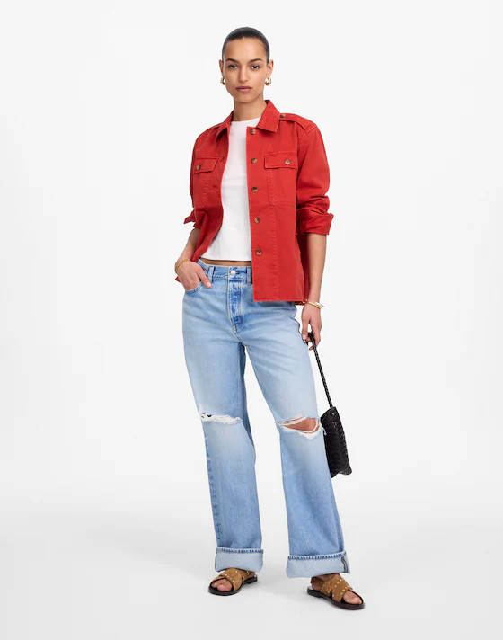 Easy Utility Shirt-Jacket | Madewell | Madewell