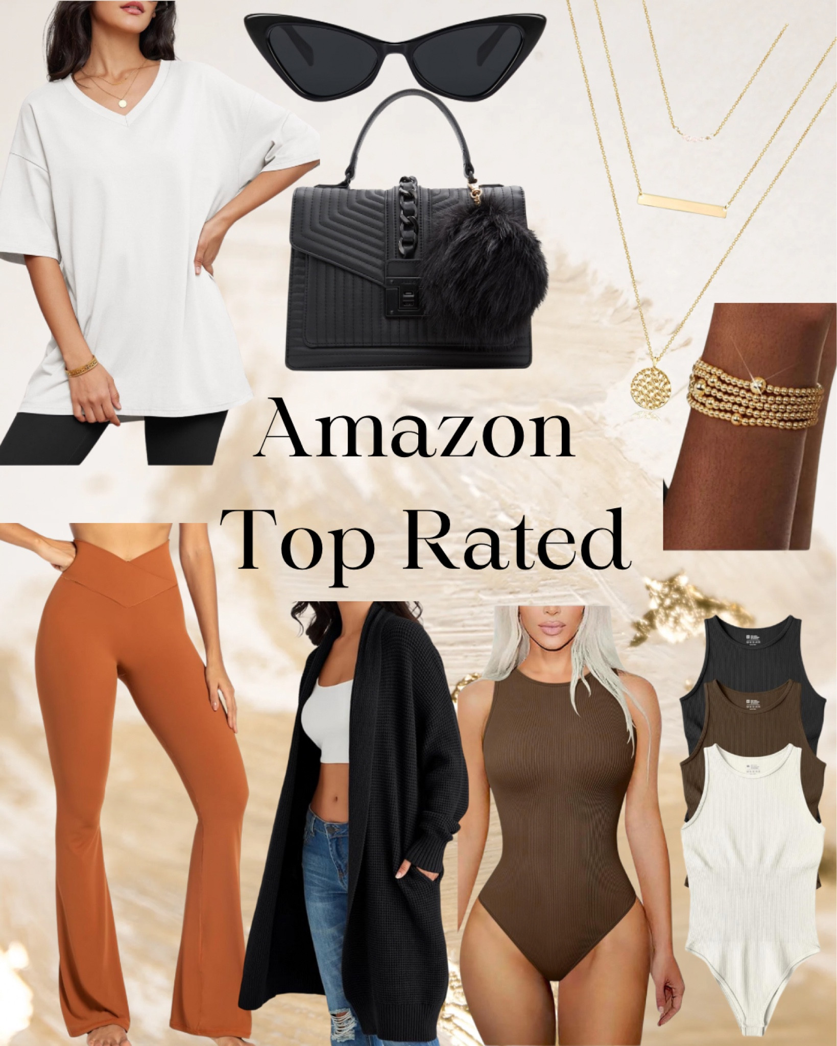 Comfy cute, but accessorize. 

Amazon favorites, flare pants, winter outfit, bodysuit, gold jewelry 

#LTKstyletip #LTKfindsunder50 #LTKsalealert