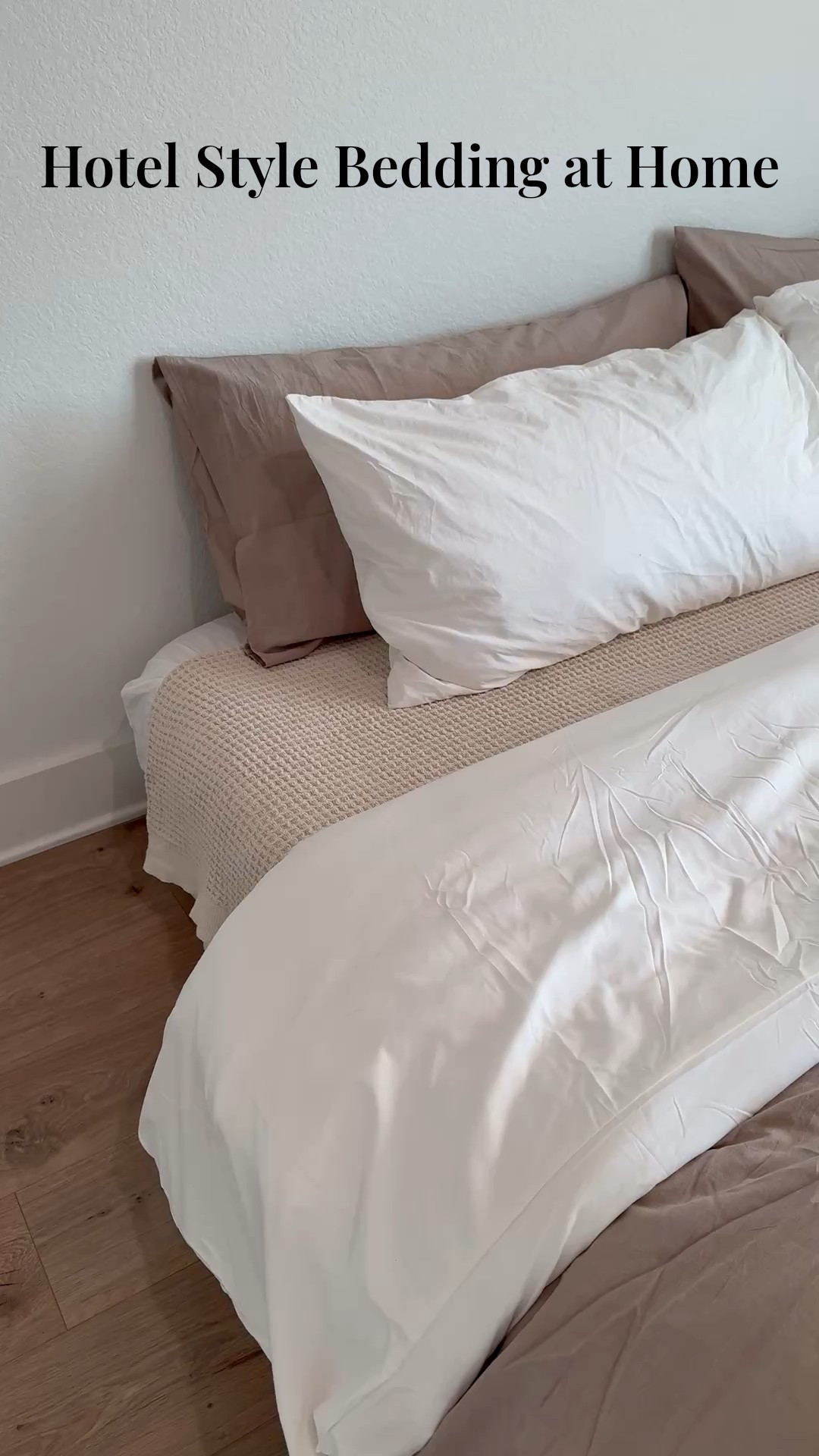 Hotel style bedding at home! 

Here is how I get my hotel style look at home! Perfect for that master or guest bedroom! 

Pro tip - use 2 duvets inserts inside your duvet covers! 

#bedding #homehack #interiordesign #bedroomdesign #bedroomdecor #homedecor

#LTKHome #LTKStyleTip #LTKFindsUnder100