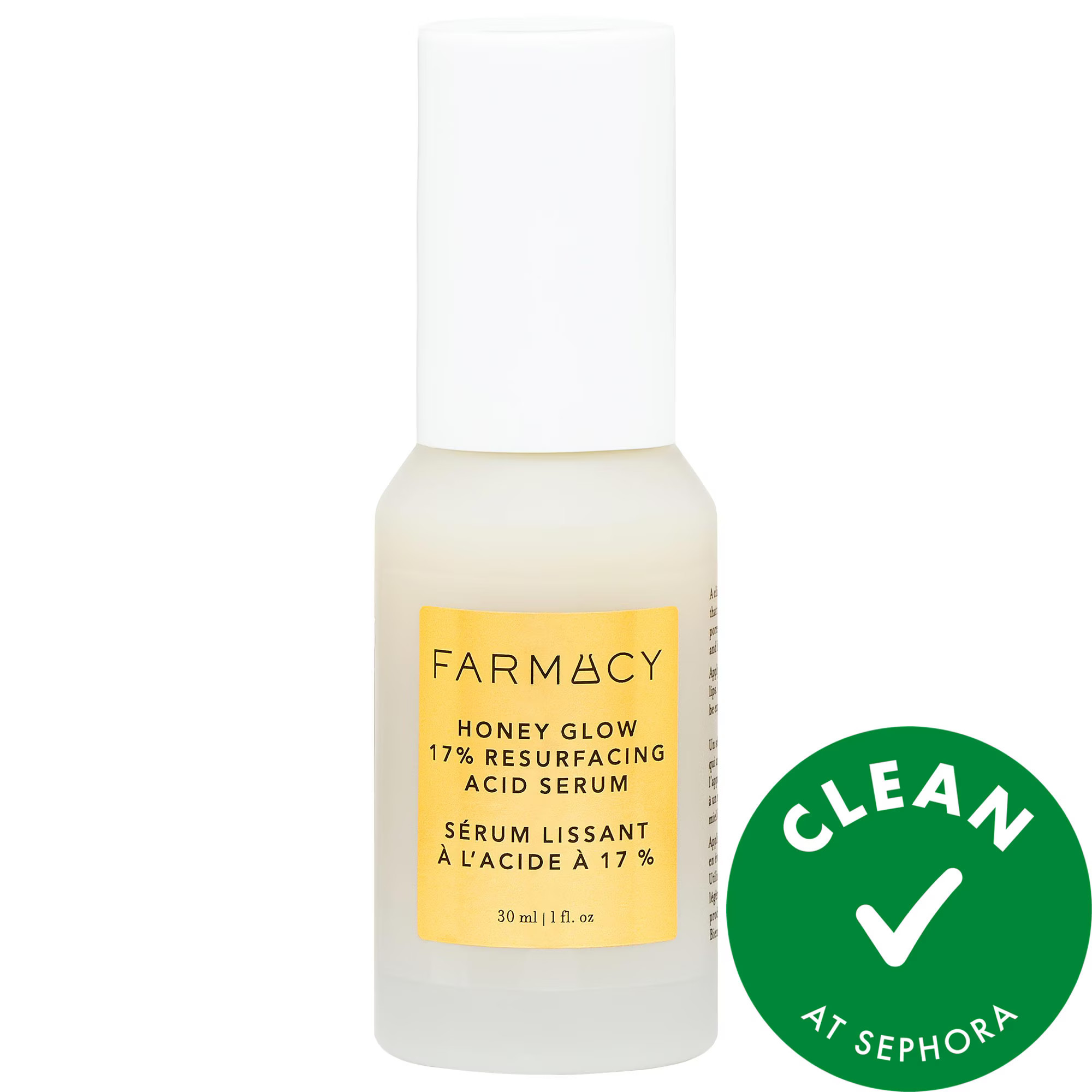 Farmacy Honey Glow 17% AHA + BHA Resurfacing Acid Serum 1 oz | Sephora (US)