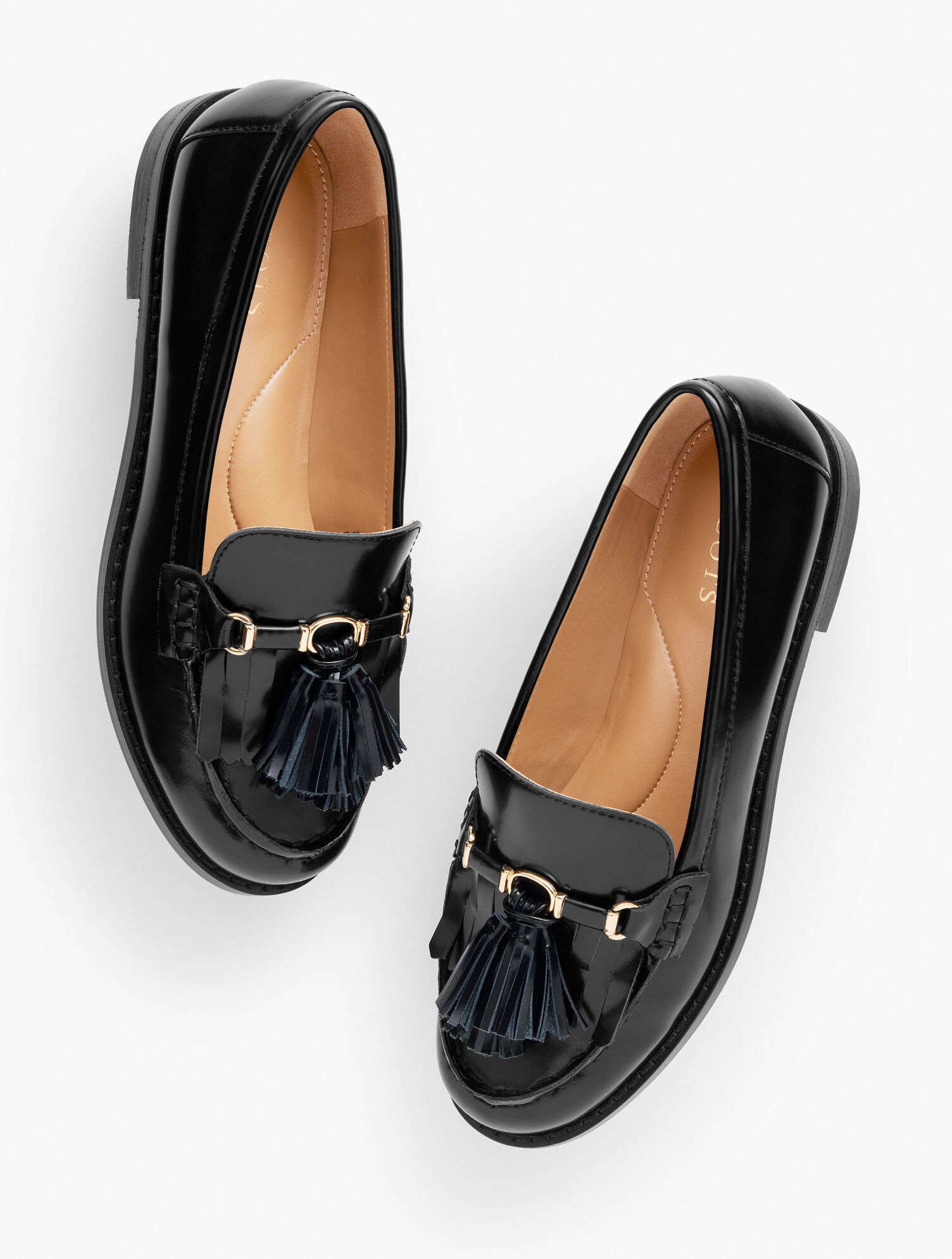 Laura Tassel Leather Loafers | Talbots