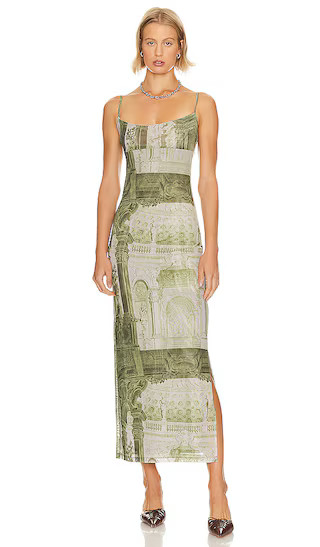 Thais Dress in Emblem Print | Revolve Clothing (Global)