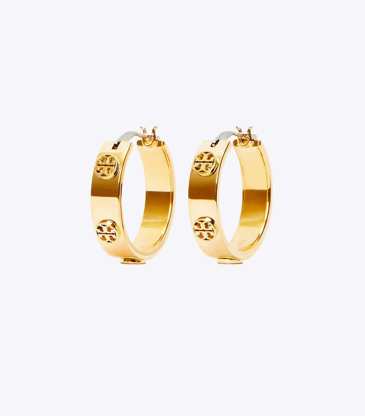 Small Icon Hoop Earrings: Women's Designer Earrings | Tory Burch | Tory Burch (US)