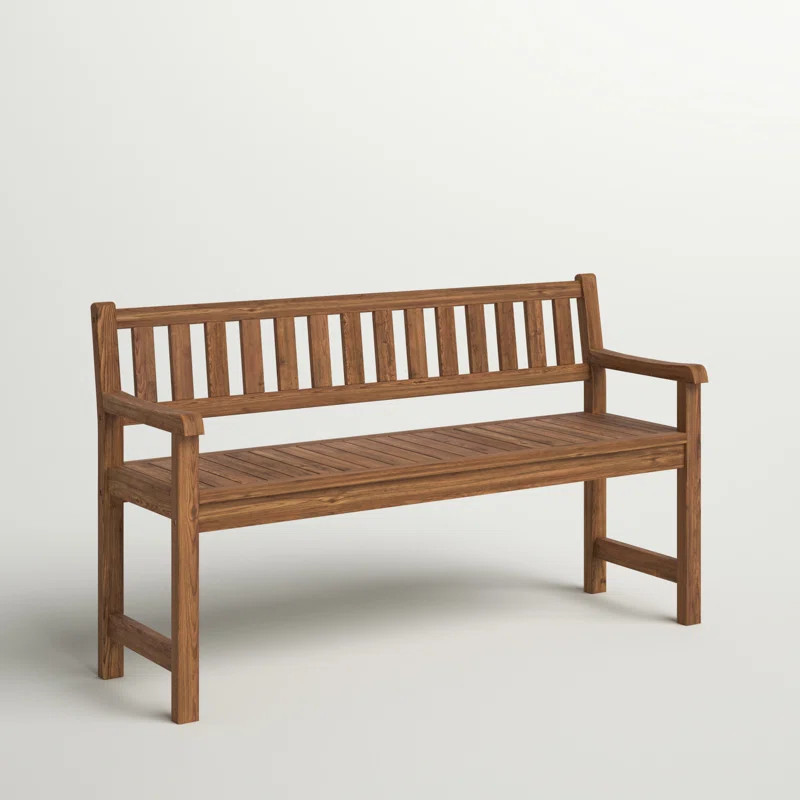 Zanna Acacia Outdoor Bench | Wayfair North America