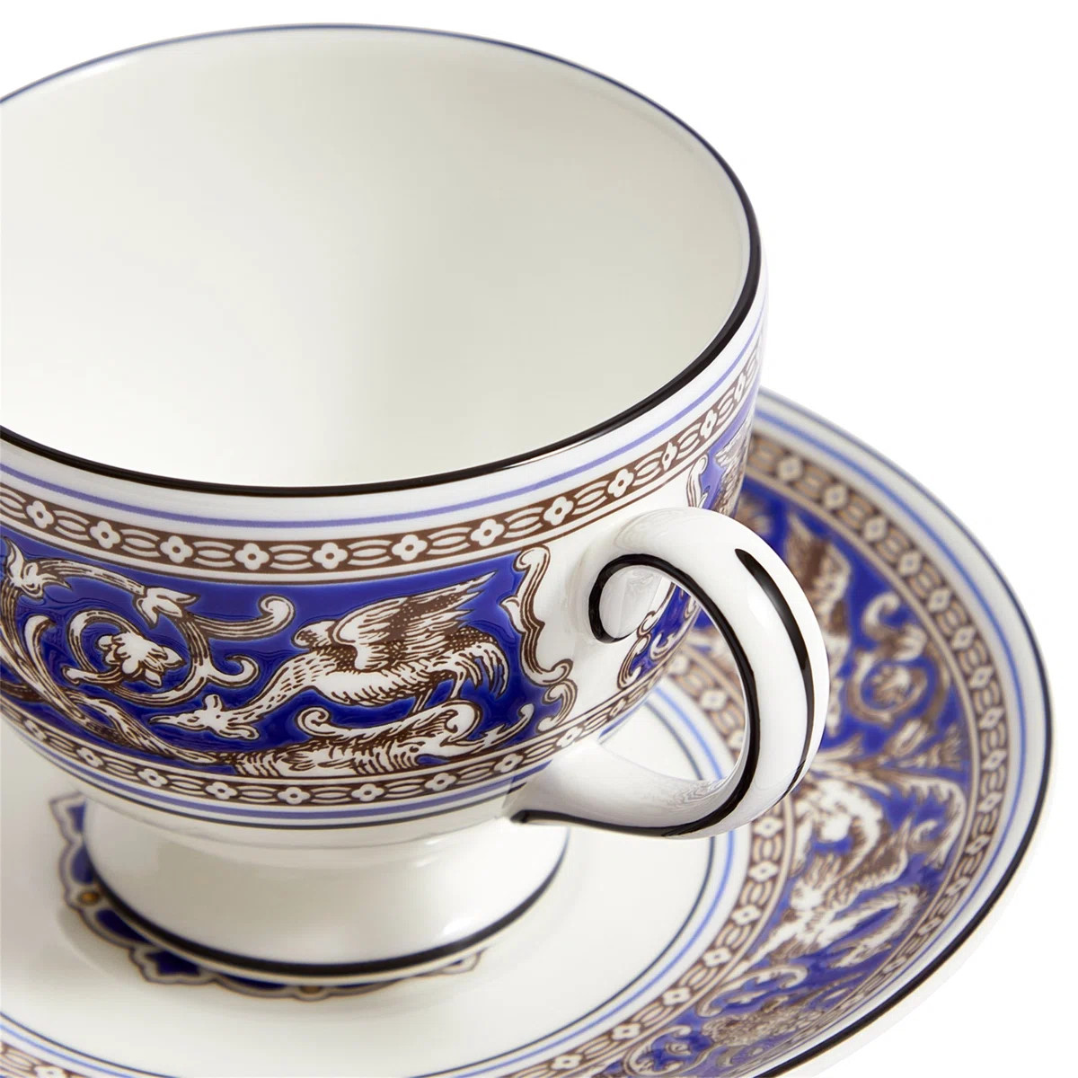 Wedgwood Florentine Citron Teacup & Saucer 5.8Floz | Perigold
