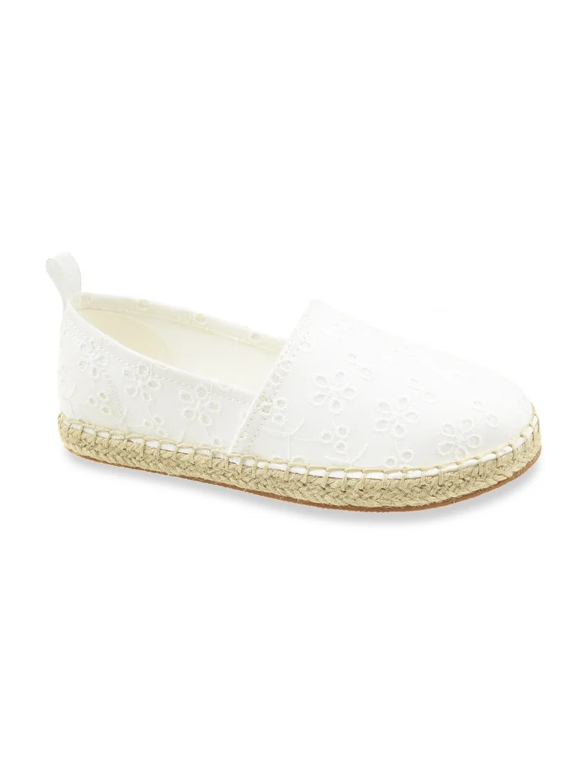 Wonder Nation Little & Big Girls Casual Espadrille Aline Shoes | Walmart (US)