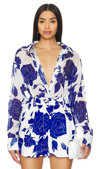 Belonging Oversized Shirt in Neo Rose | Revolve Clothing (Global)