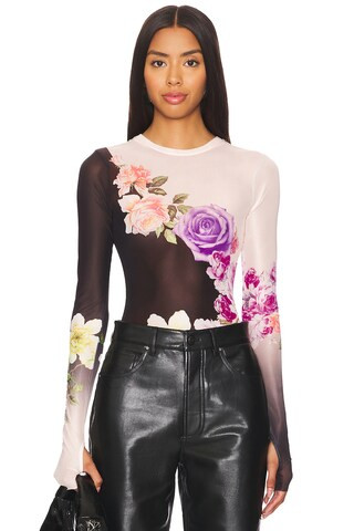 AFRM Kaylee Tee in Colorblock Floral from Revolve.com | Revolve Clothing (Global)