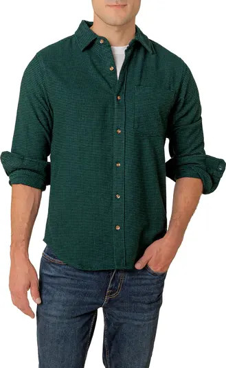 Hope & Henry Organic Long Sleeve Flannel Button Down Shirt | Nordstrom | Nordstrom