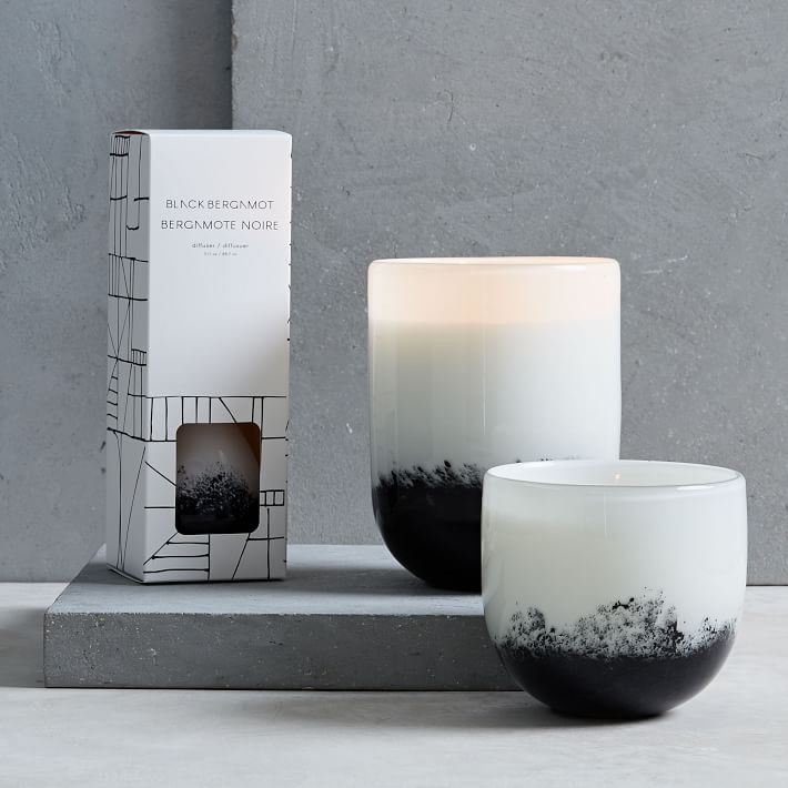 Black & White Speckled Glass Collection - Black Bergamot | West Elm (US)