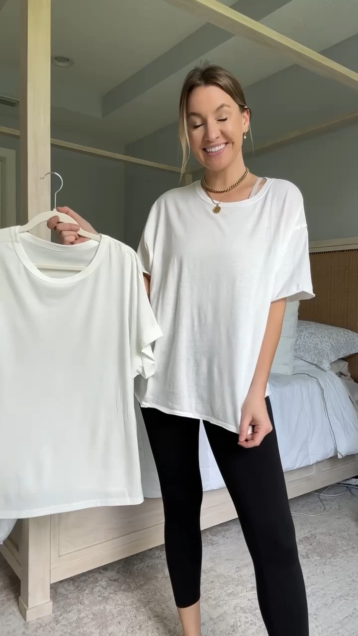 Free People look for less oversized tee from Amazon! #founditonamazon 

Lee Anne Benjamin 🤍

#LTKstyletip #LTKFind #LTKunder50