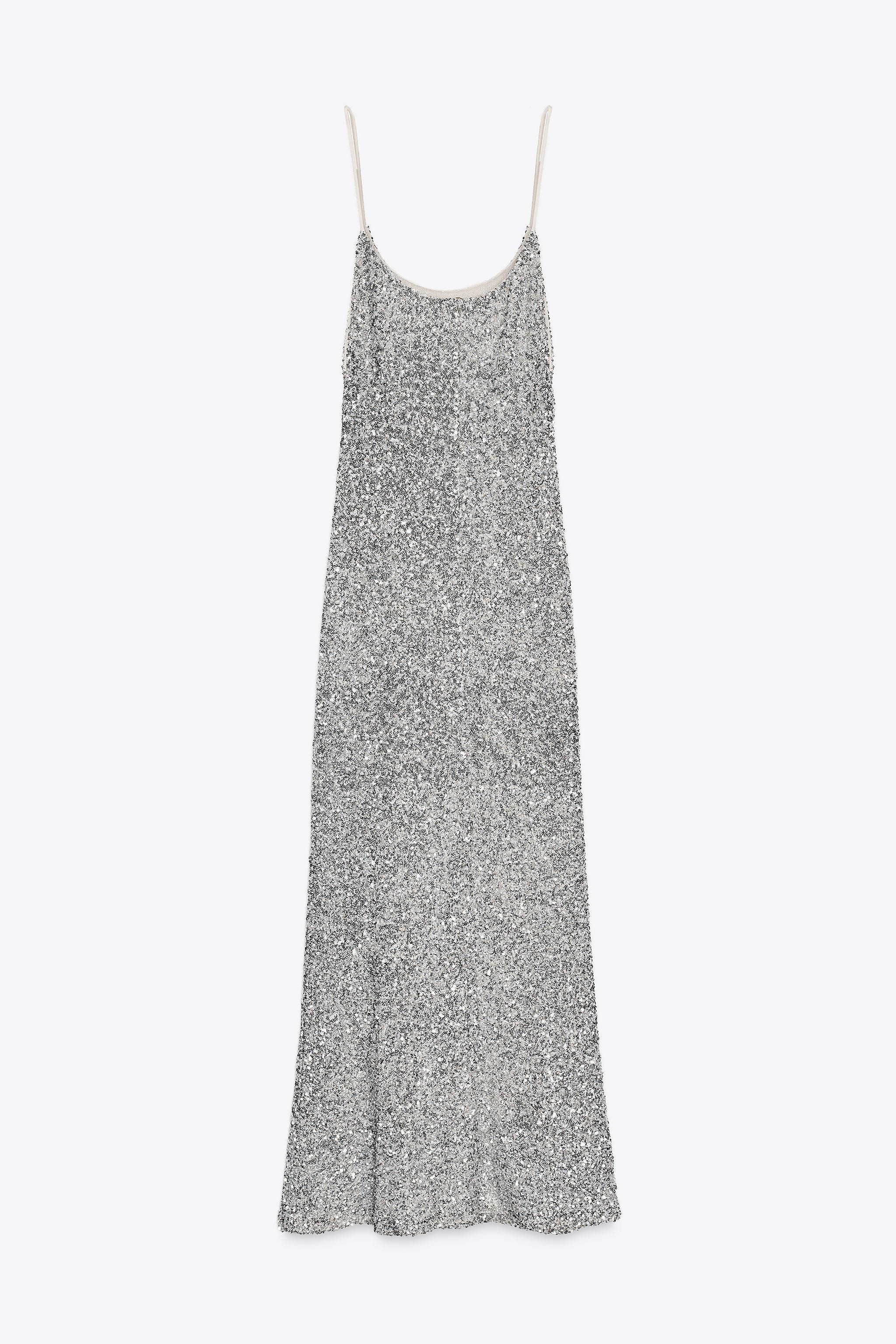 SEQUINNED CAMISOLE DRESS | Zara UK