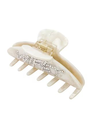 Lovers and Friends Wifey Claw Clip in Ivory Rhinestone from Revolve.com | Revolve Clothing (Global)