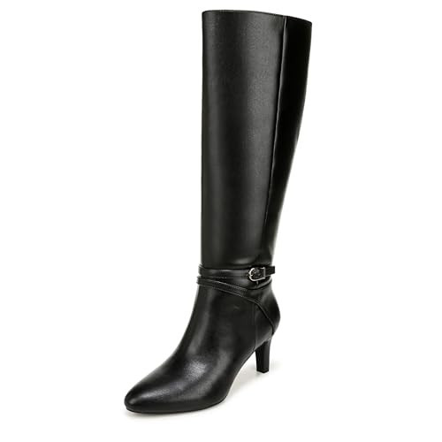 LifeStride Womens Guild Tall Black Wide Calf 11 W | Amazon (US)
