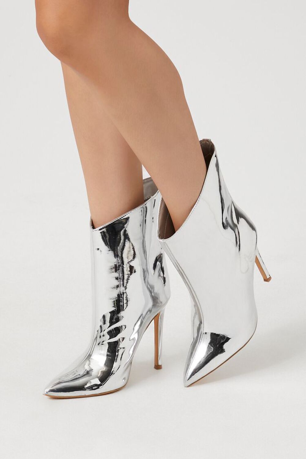 Metallic Ankle Boots | Forever 21 (US)