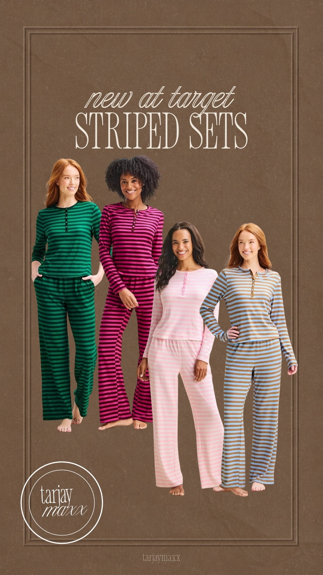 New striped pajama sets from Auden at Target. I love the classic stripe pattern, button-front detail, and all of the fun color combinations. Such a cute matching set for cozy nights at home, lounging, or gifting.

#LTKgrwm #LTKmorningroutine #LTKHome