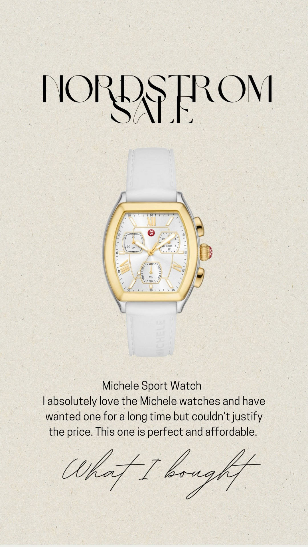 Michele hot sale sport watch