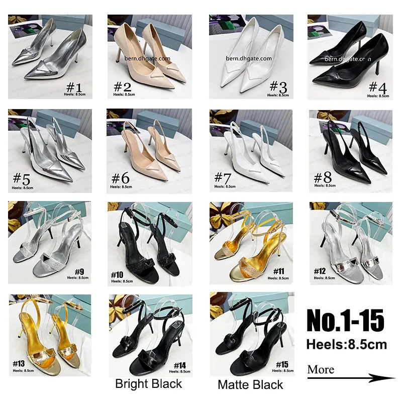 5Styles Premium Fashion Women's Pointed Toes High Heels Sandals with 8.5CM Thin Heels Dress Shoes | DHGate