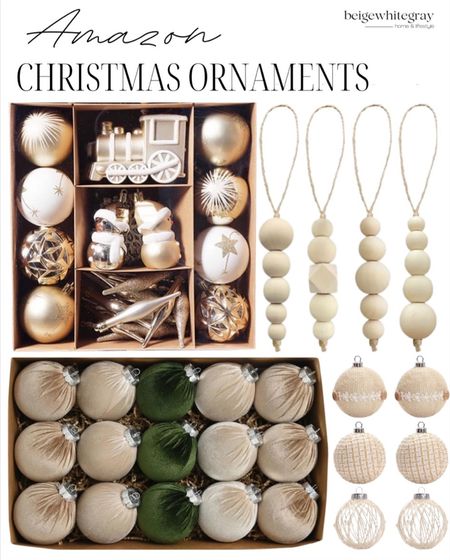 Amazon Christmas ornaments! Here are just a few of the ornament options from Amazon. They have such a wide selection with some of the best prices!

#LTKhome #LTKSeasonal #LTKHoliday