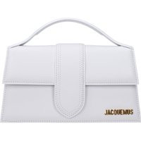 Jacquemus handt de hand van de grote baby vrouwenleer wit | Balardi (US & Canada)