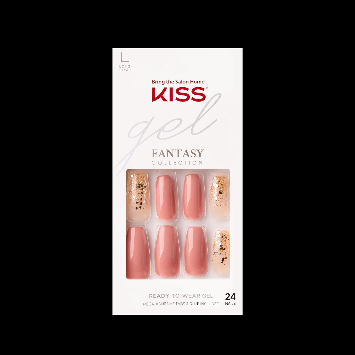 KISS Gel Fantasy Ready-to-Wear Gel Nails - Midnight Sky | KISS, imPRESS, JOAH