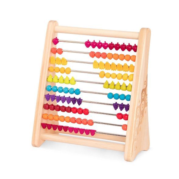 B. toys Wooden Two-Ty Fruity Abacus | Target