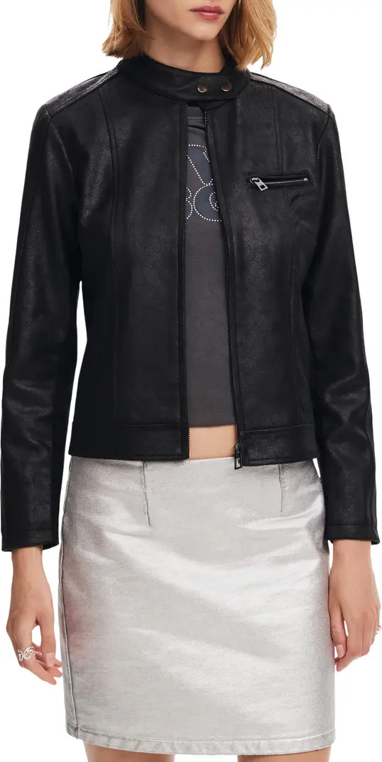 Munich Faux Leather Moto Jacket | Nordstrom