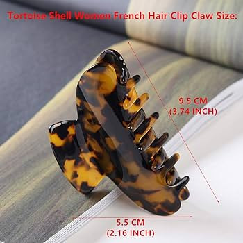 2 Pack Big Hair Claw Clips Tortoise Shell Nonslip Large Claw Clip For Women Celluloid Leopard Pri... | Amazon (US)