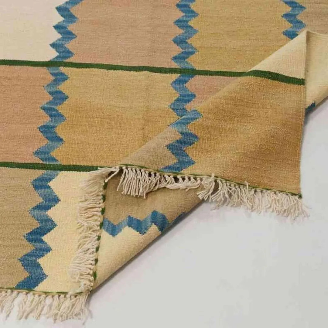 Swedish Inspired Kilim Rug Scandinavian Modern Meets Earth Tone Elegance - Etsy | Etsy (US)