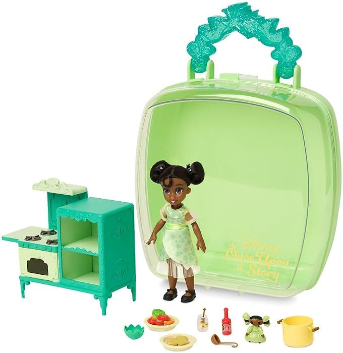 Disney Store Dolls Princess Tiana Once Upon a Story Mini Doll Playset, The Princess and The Frog,... | Amazon (US)