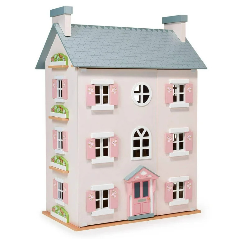 Mentari Toys - Heather Hall - Giant 3 Level Doll House with 8 Rooms - Removable Chimney - Develop... | Walmart (US)