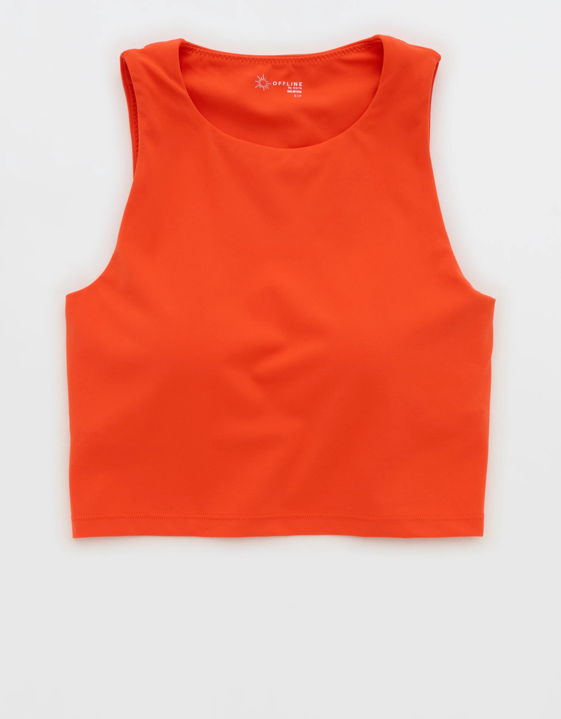 OFFLINE By Aerie Real Me XTRA High Neck Longline Sports Bra | American Eagle Outfitters (US & CA)