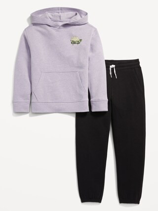 Fleece Graphic Hoodie and Sweatpants Set for Boys | Old Navy (US)