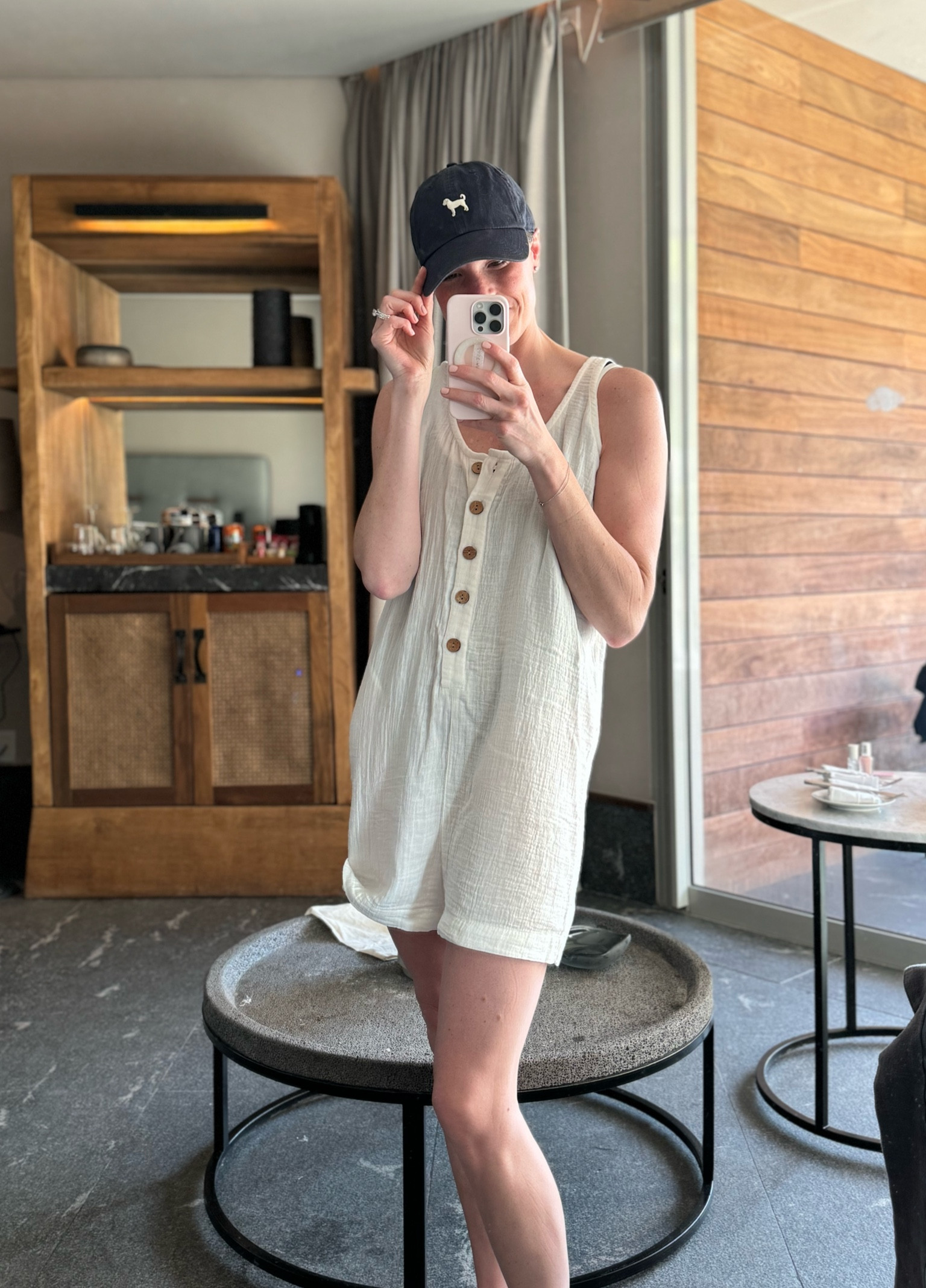Forgot the hat I bought for this trip but not upset about borrowing my husband’s Goldendoodle hat!  Currently sold out but linking other dogs 🐕🐶 My FAHERTY romper on SUPER sale. 


#LTKSpringSale #LTKtravel #LTKsalealert